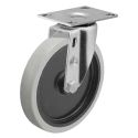 4" SWIVEL CASTER, TOP PLATE