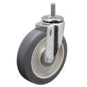 4" SWIVEL CASTER, THREADED