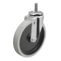 4" SWIVEL CASTER, THREADED
