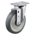 5" SWIVEL CASTER, TPR ROUND