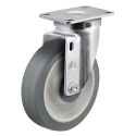 5" SWIVEL CASTER, TPR FLAT