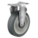 3-1/2" RIGID CASTER, TPR FLAT