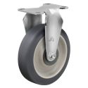 4" RIGID CASTER, POLY
