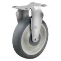 6" RIGID CASTER, TPR ROUND