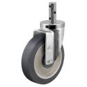 5" SWIVEL CASTER, POLY