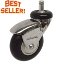 3'' SWIVEL CASTER, NEOPRENE