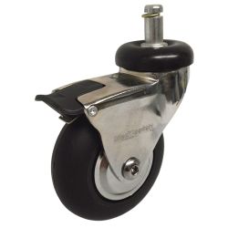 3'' TOTAL LOCK CASTER,NEOPRENE