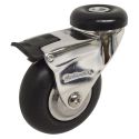 3" TOTAL LOCK CASTER, NEOPRENE