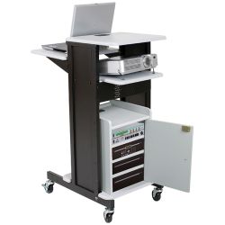 PRESENTATION CART W/ 4 SHELVES