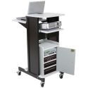 PRESENTATION CART W/ 4 SHELVES