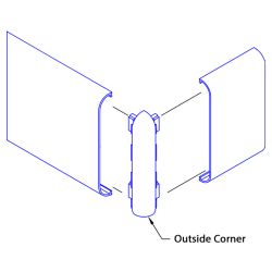 OUTSIDE CORNER FOR RED-E-CLIP