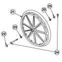 HUB CAP (PACK OF 10)