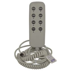8-PIN HANDSET W/ 8-PIN ROUND