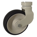 6" CENTRAL SWIVEL LOCK CASTER