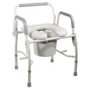 STEEL COMMODE - DROP-ARM W/