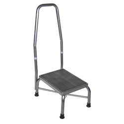 FOOT STOOL WITH HANDRAIL
