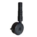 4" TWIN WHEEL - BLACK