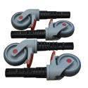 4" PVC CASTER SET/ NON-RUSTING