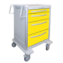 CART W/ KEY LOCK, (4) DRAWERS