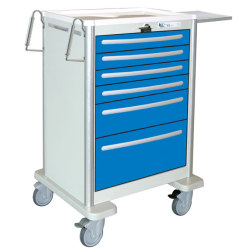 CART W/ LEVER LOCK, (6) DRAWER