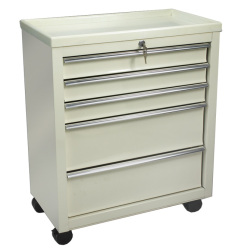 5 DRAWER SMALL KEY LOCK CART
