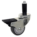 3" TOTAL LOCK CASTER, TPR