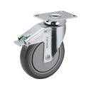 5" CHROME SWIVEL LOCK CASTER