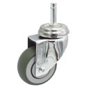 3" CHROME SWIVEL CASTER