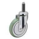 5" CHROME SWIVEL CASTER