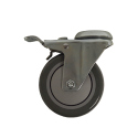 4" REAR SWIVEL CASTER W/ BRAKE