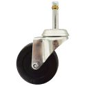 3" SWIVEL CASTER, GRIP RING