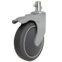 5" RIGID CASTER W/ BRAKE