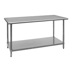 STAINLESS STEEL TBLE W/1 SHELF