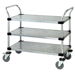 3 SOLID SHELF CART