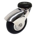 3" SWIVEL CASTER, NEOPRENE