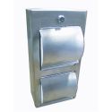 DBL ROLL TOILET PAPER DISPENSE