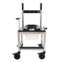 OVER-THE-TOILET COMMODE, DROP-