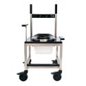 OVER-THE-TOILET COMMODE, DROP-