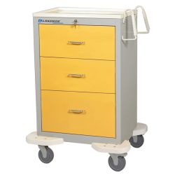 3 DRAWER ISOLATION CART W/KEY