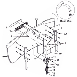 EXTENSION CORD FOR MEMBRANE