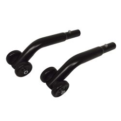 ANTI-TIPPERS W/ WHEEL- BLACK