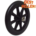 8" X 1" WHEEL, 7/16" BEARING