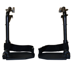 FOOTRESTS COMPLETE-BLACK(PAIR)
