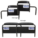 ARMREST COMPLETE PAIR- BLACK
