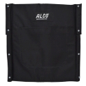 18" BK UPH, BLK NYLON W/POCKET