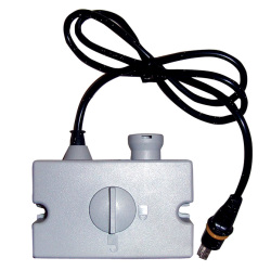 BLACK LOCKOUT BOX WITH BRACKET