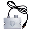 BLACK LOCKOUT BOX WITH BRACKET