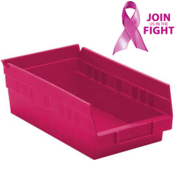 ECONOMY SHELF BIN (PINK)