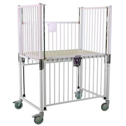 STANDARD CRIB W/ CHROME FINISH