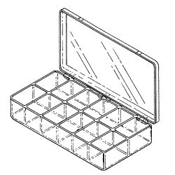 12-COMPARTMENT STORAGE CASE
